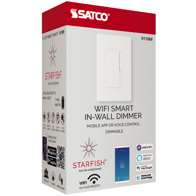 Starfish WiFi Smart Wall Light Dimmer Switch